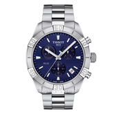TISSOT T101.617.11.041.00 Silver Dial Blue Stainless Steel